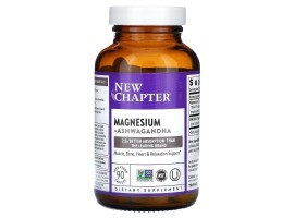 New Chapter Magnesium + Ashwagandha, 90 vege tabs